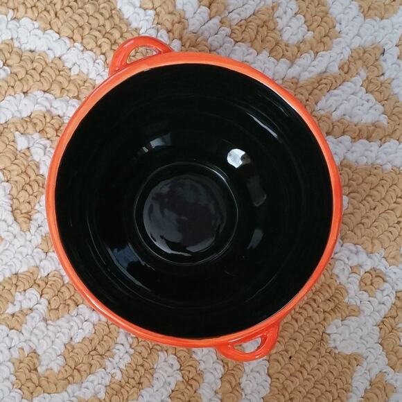 Nicole's Kitchen Treat Halloween Bowl Orange & Black - Picture 3 of 6